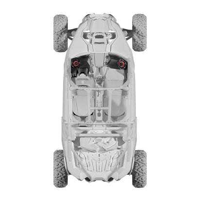 Can-Am Maverick X3 Dashboard Panel Loaded with 6.5" Speaker and Digital Lights