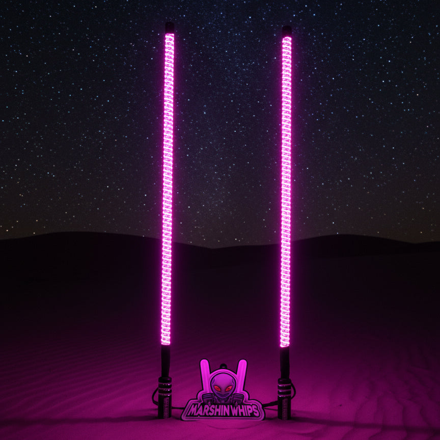 V2 LED Whip Set with Black Out Bases