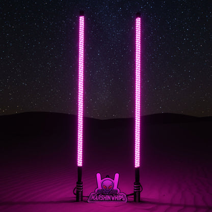 V2 LED Whip Set with Black Out Bases