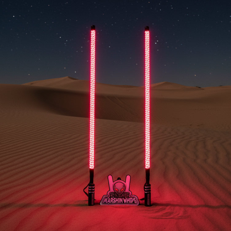 V2 LED Whip Set with Black Out Bases