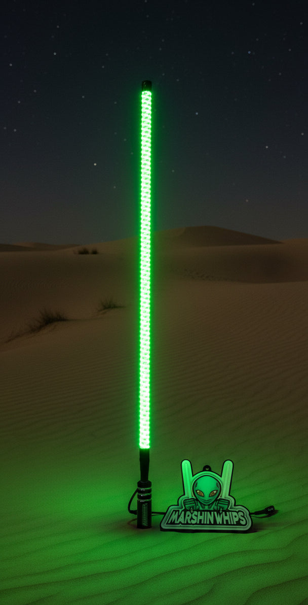 V2 LED Whip with Black Out Base (Single)