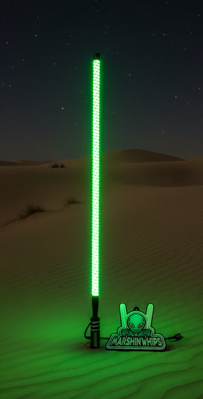 V2 LED Whip with Black Out Base (Single)