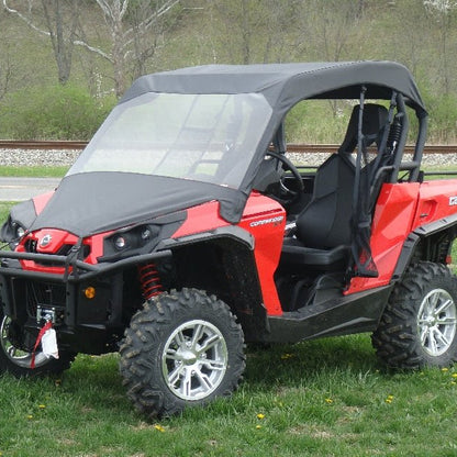 Can-Am Commander (2011-2020) Windshield / Top / Rear Enclosure by 3 Star UTV, rear view