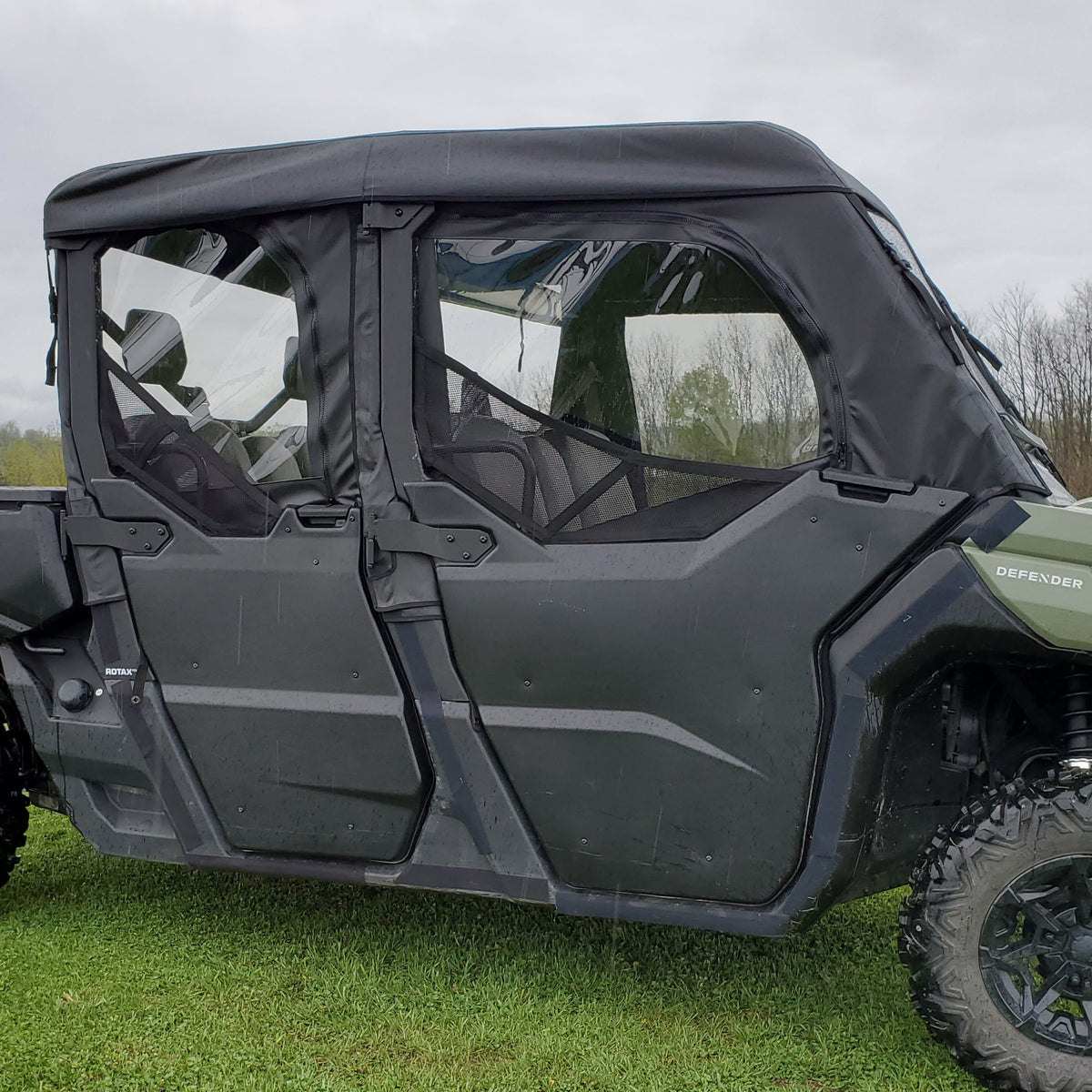 Can-Am Defender MAX Soft Upper Doors by 3 Star UTV, product view 1