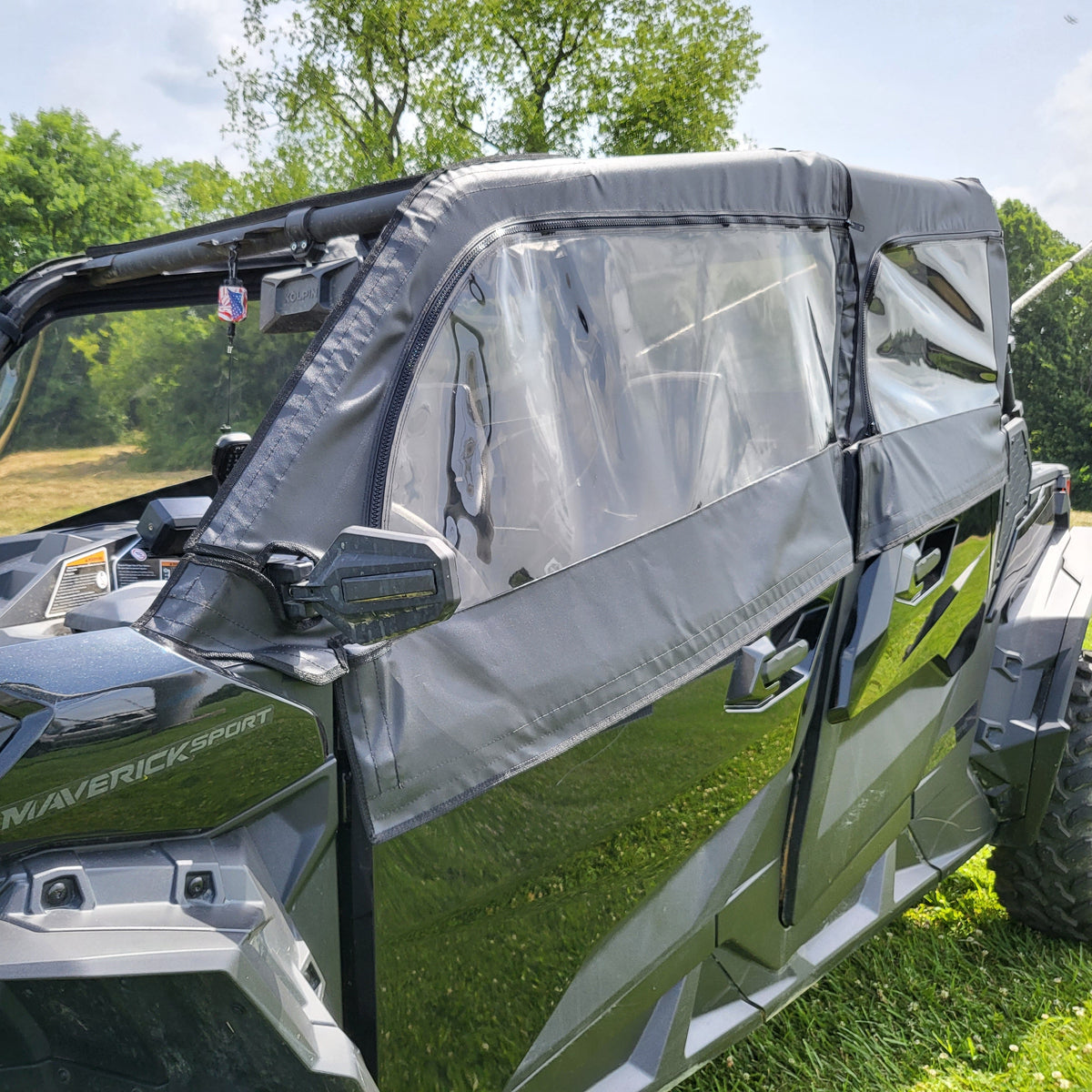 Can-Am Maverick Sport MAX Soft Upper Doors by 3 Star UTV, product view 3