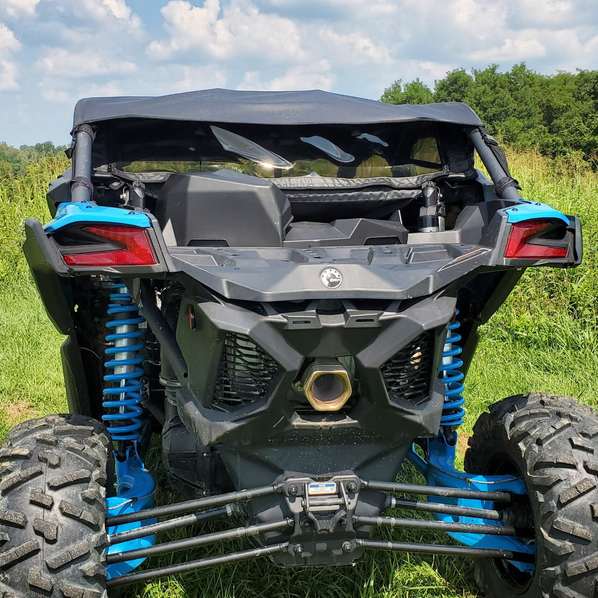 Can-Am Maverick X3 MAX Soft Rear Windshield by 3 Star UTV, product view 1
