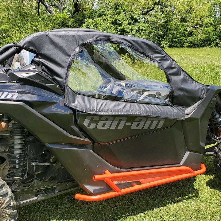 Can-Am Maverick X3 Upper Doors & Rear Windshield Enclosure by 3 Star UTV, rear view