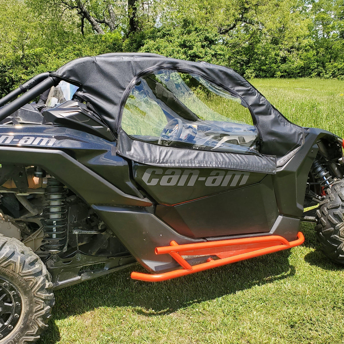 Can-Am Maverick X3 Full Cab Encloure (Hard Windshield) by 3 Star UTV, rear view 4
