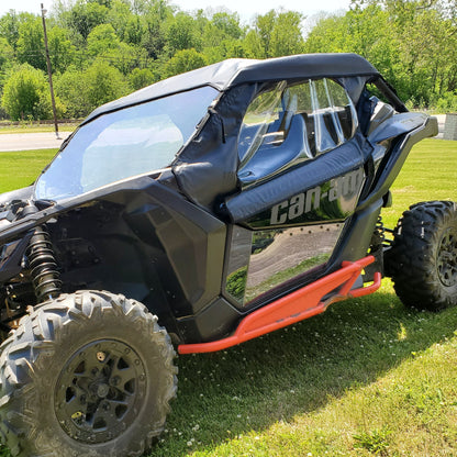 Can-Am Maverick X3 Full Cab Encloure (Hard Windshield) by 3 Star UTV, rear view