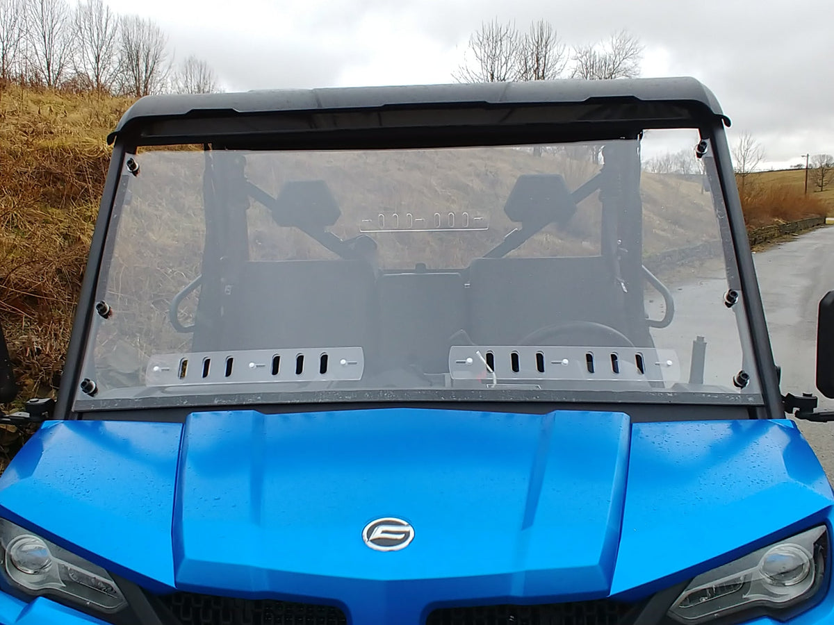 CFMOTO UFORCE 1000 Scratch Resistant Polycarbonate Front Windshield by 3 Star UTV, product view 1
