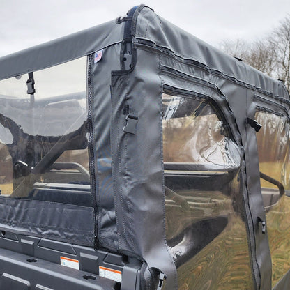 CFMOTO UFORCE 1000 XL Front & Rear Full Door & Rear Windshield Enclosure by 3 Star UTV, rear view 3