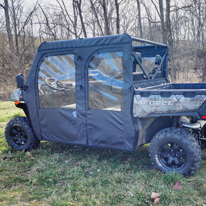CFMOTO UFORCE 1000 XL Front & Rear Soft Full Doors by 3 Star UTV, front and rear view 3
