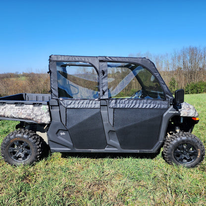 CFMOTO UFORCE 1000 XL Front & Rear Upper Doors & Rear Windshield Enclosure by 3 Star UTV, front view 2