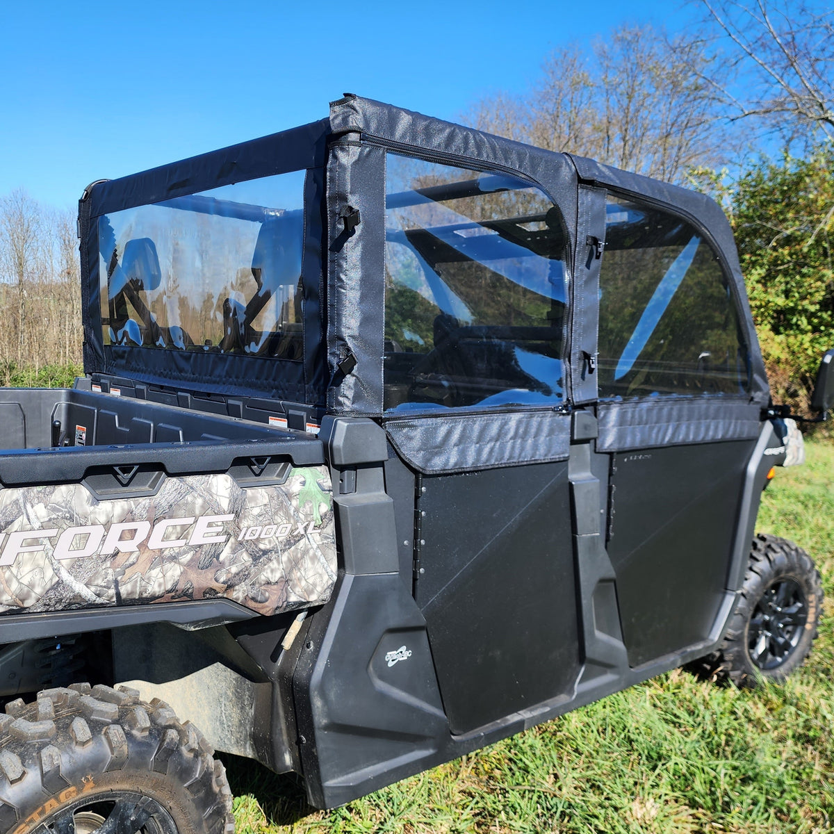 CFMOTO UFORCE 1000 XL Front & Rear Upper Doors & Rear Windshield Enclosure by 3 Star UTV, front view
