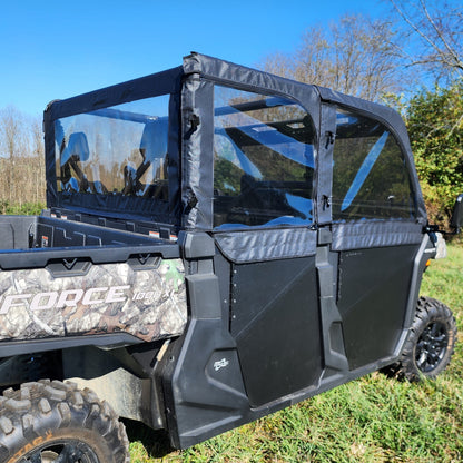CFMOTO UFORCE 1000 XL Front & Rear Upper Doors & Rear Windshield Enclosure by 3 Star UTV, front view