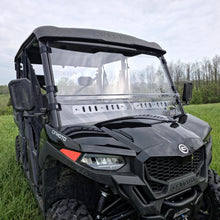 CFMOTO UFORCE 800 XL 2-Piece Scratch Resistant Polycarbonate Front Windshield by 3 Star UTV, product view 2