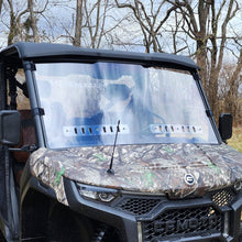 CFMOTO UFORCE U10 Pro Polycarbonate Front Windshield by 3 Star UTV, front view 2