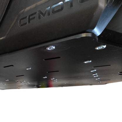 CFMOTO UFORCE U10 XL Pro HDPE Skid Plate by 3 Star UTV, product view 2