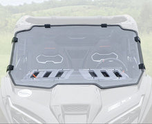 CFMOTO ZFORCE Z10 Polycarbonate Front Windshield by 3 Star UTV, front view
