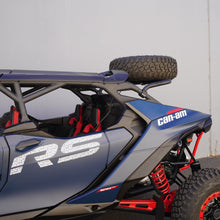 Can-Am Maverick R MAX Mid-Height Dual Clamp Spare Tire Mount SxS - Installed View | Factory UTV