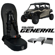 Polaris General 4-Seat Rear Bump Seat with Console Delete Kit