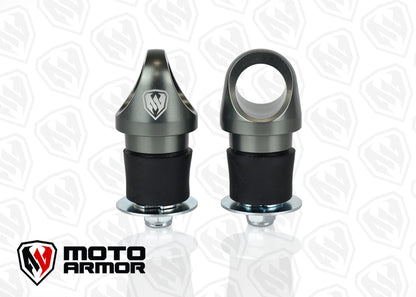 Billet Turn Lock Anchors for Polaris Lock and Ride holes (Set of 2)
