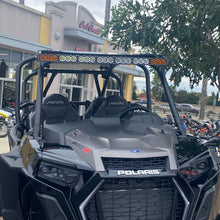 Polaris RZR 38 Inch Race Light Bar Mounting Brackets SxS - Installed View | All Terrain Concepts