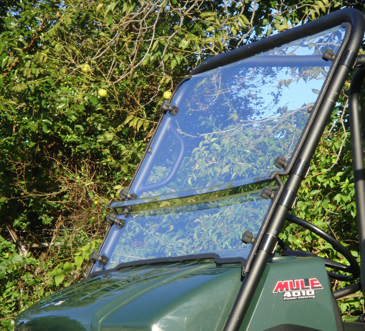 Kawasaki Mule 4000/4010 Trans - 2 Pc Scratch-Resistant Windshield