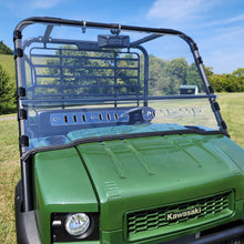 Kawasaki Mule 4000 4010 UTV 2-Piece Windshield Installed View | 3 Star UTV