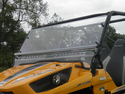 Kawasaki Teryx 4-Seat UTV Vented Windshield Installed View | 3 Star UTV