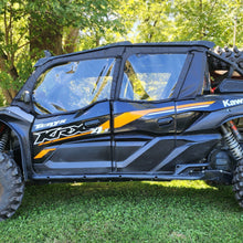 Kawasaki Teryx KRX4 Soft Upper Doors by 3 Star UTV, product view 1