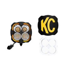 FLEX ERA 4 Single Master LED Light Pod Kit SxS - Installed View | KC HiLiTES