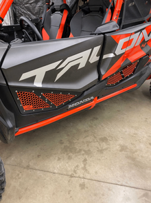 Vented Honda Talon Lower Doors – Hexagon Mesh, Color-Matched Options