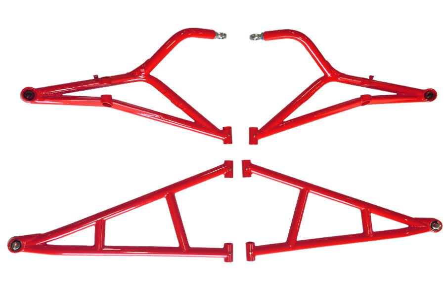 Polaris RZR XP Turbo STS A-Arm Kit by Lone Star Racing, front view