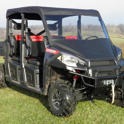 Polaris Ranger Crew 1000 Vinyl Windshield / Top / Rear Enclosure by 3 Star UTV, product view 1