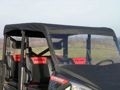 Polaris Ranger Crew 1000 Vinyl Windshield / Top / Rear Enclosure by 3 Star UTV, product view 3