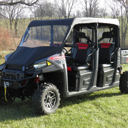 Polaris Ranger Crew 1000 Vinyl Windshield / Top / Rear Enclosure by 3 Star UTV, product view 2