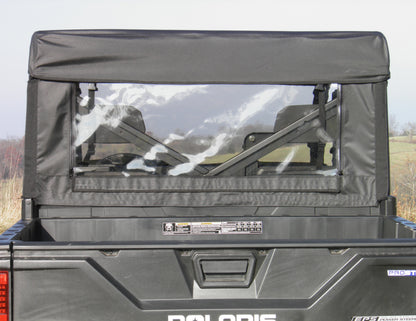 Polaris Ranger Crew 1000 Soft Rear Windshield by 3 Star UTV, product view 1