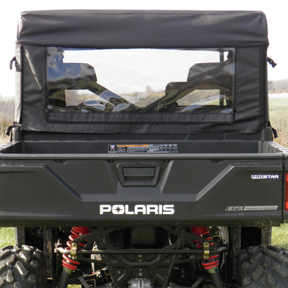 Polaris Ranger Crew 1000 Soft Rear Windshield by 3 Star UTV, product view 3