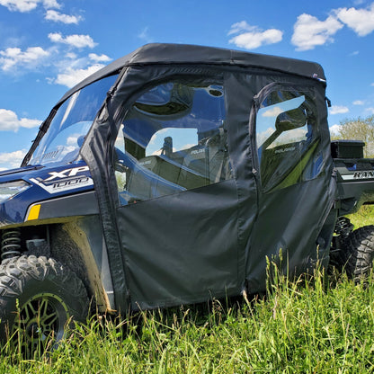Polaris Ranger Crew 1000 Full Cab Enclosure (Hard Windshield) by 3 Star UTV, product view 3