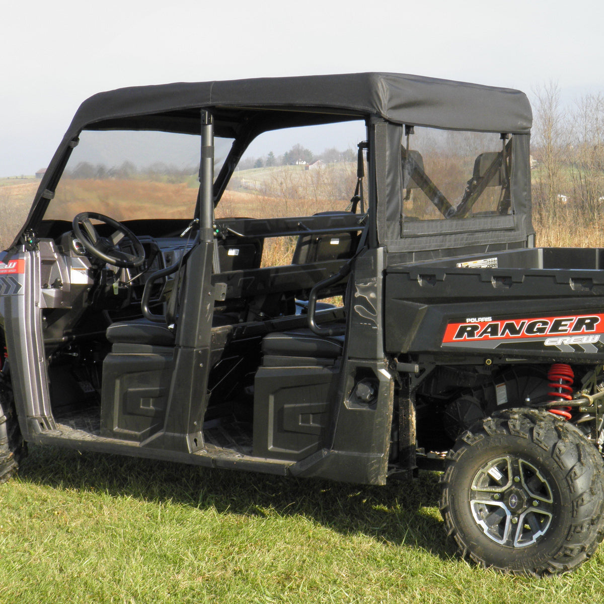 Polaris Ranger Crew 1000 Soft Top Roof by 3 Star UTV, top view