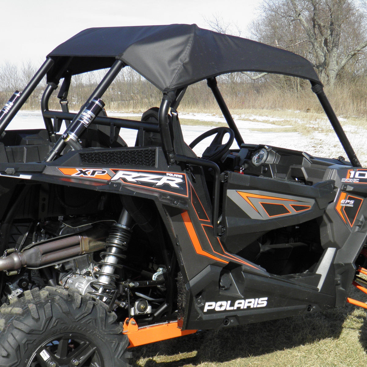 Polaris RZR Soft Top Roof by 3 Star UTV, top view 2