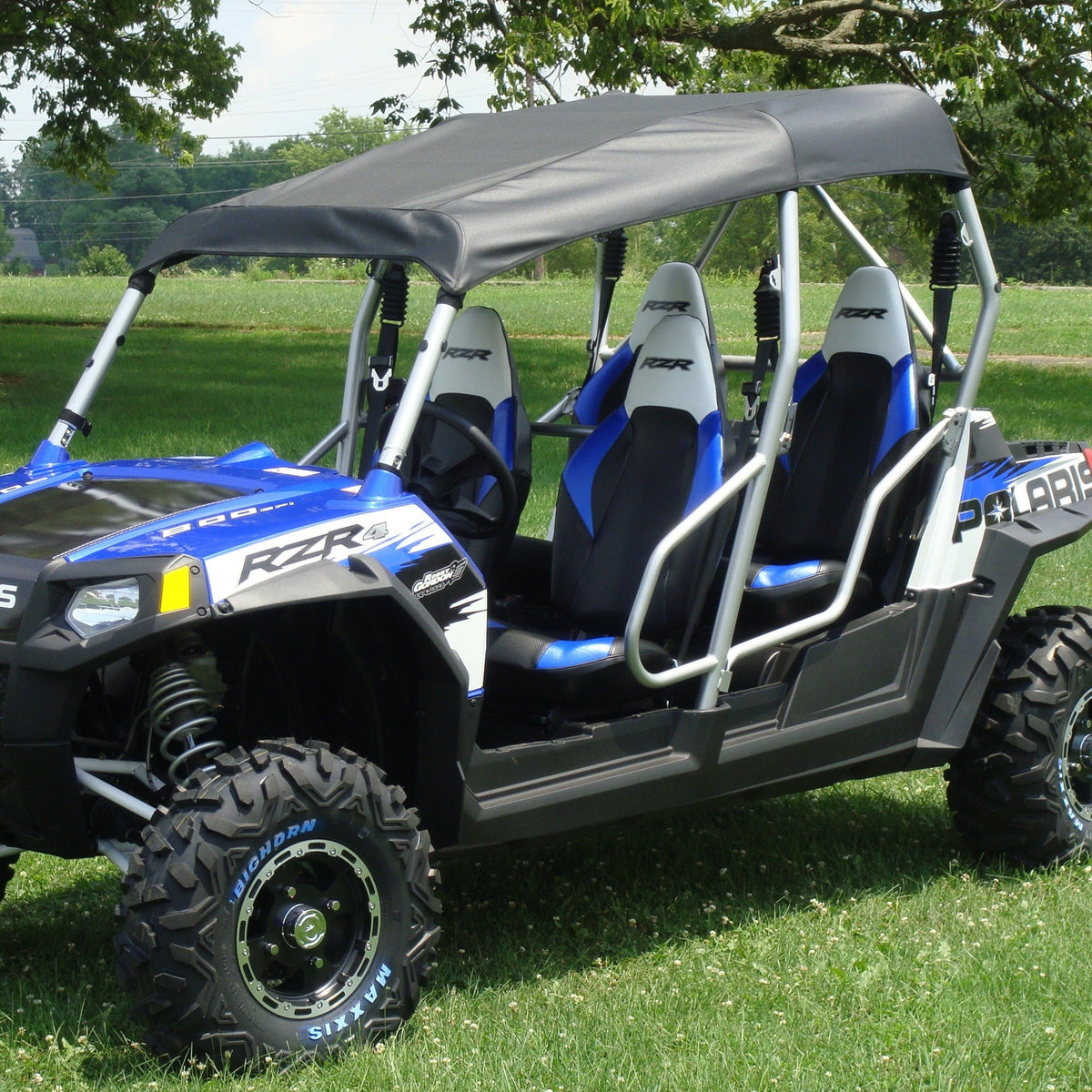 Polaris RZR 800 / XP 900 4-Seat Soft Top Roof by 3 Star UTV, top view