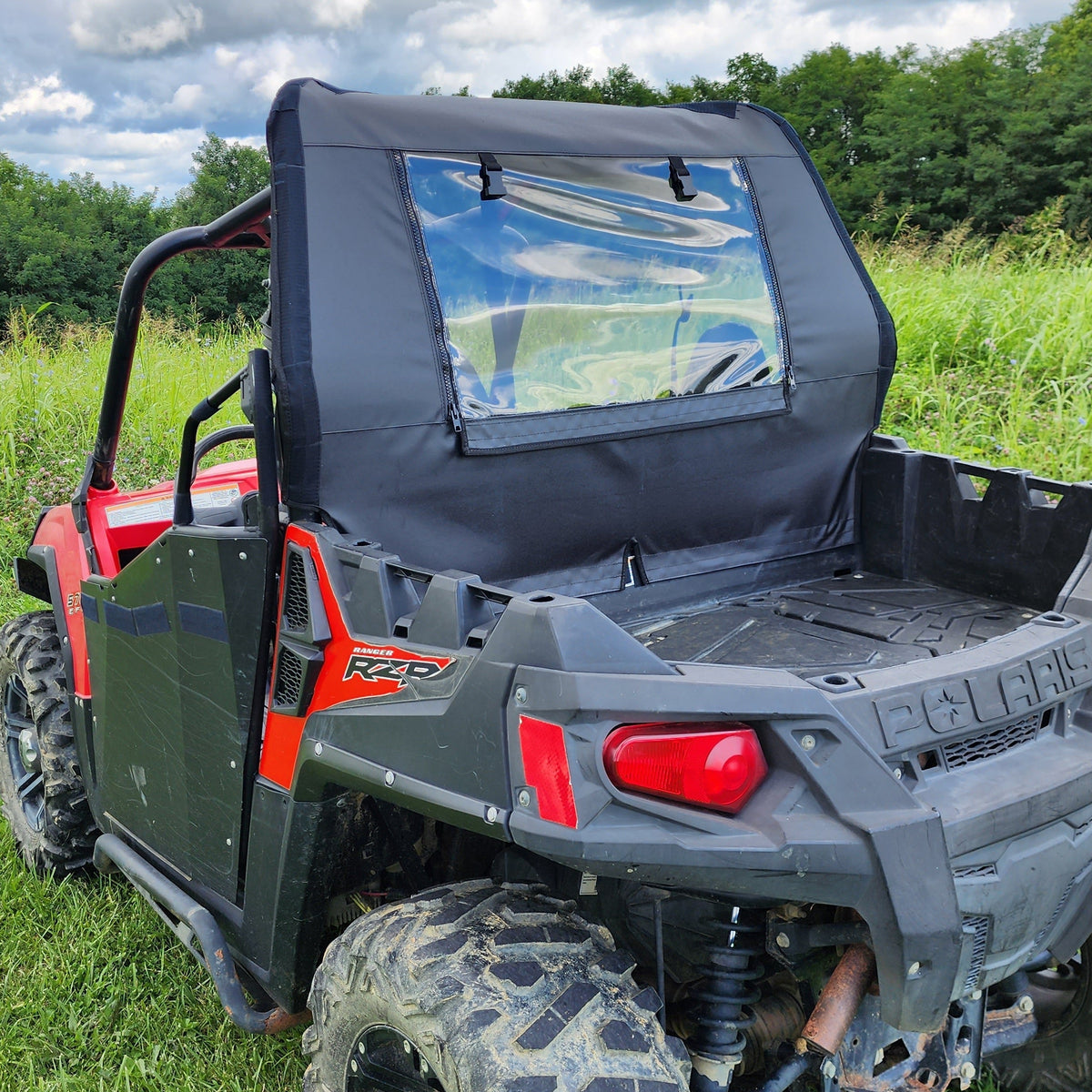 Polaris RZR 570 / 800 / XP 900 Soft Rear Windshield by 3 Star UTV, product view 3