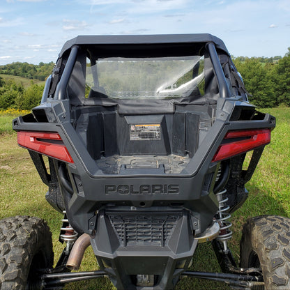 Polaris RZR Pro XP / Turbo R Soft Rear Windshield by 3 Star UTV, product view 3