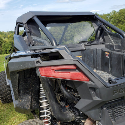Polaris RZR Pro XP / Turbo R Soft Rear Windshield by 3 Star UTV, product view 2