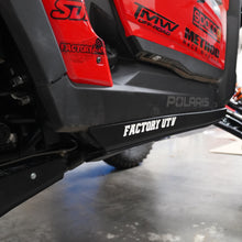 Polaris RZR XP S UHMW Rock Sliders by Factory UTV, rear view