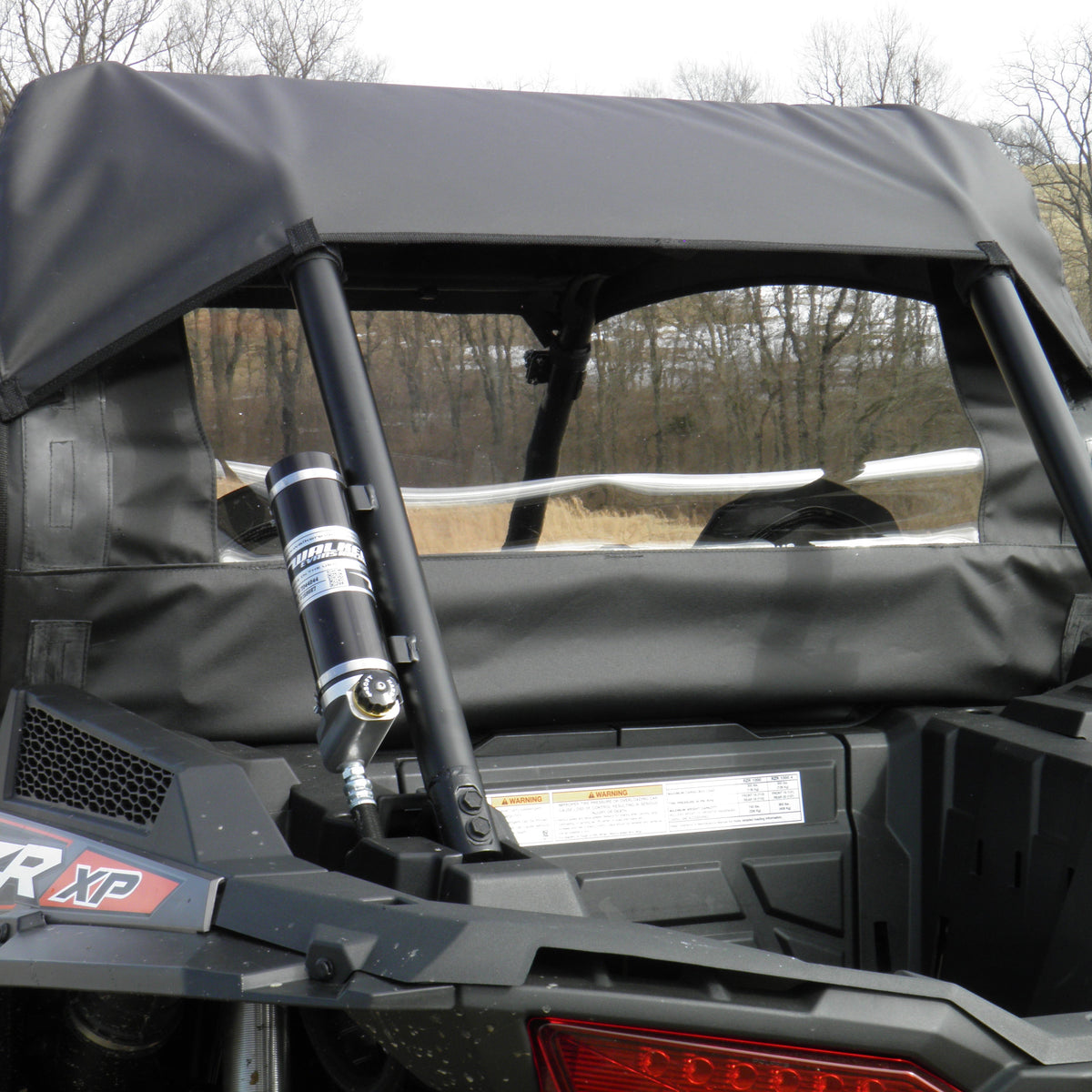 Polaris RZR Turbo S Soft Rear Windshield | 3 Star UTV