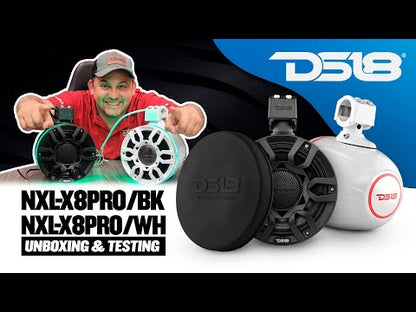 NXL-X8PRO 8" Cage Mount Speakers with RGB LED Lights