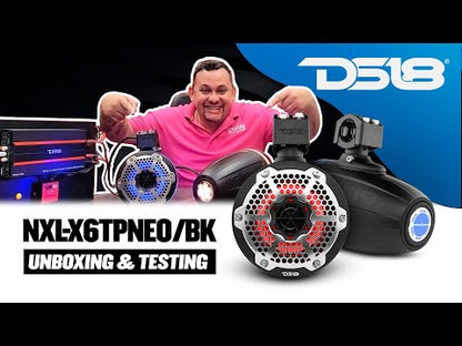 NXL-X6TPNEO 6.5" Cage Mount Speakers with LED RGB Lights